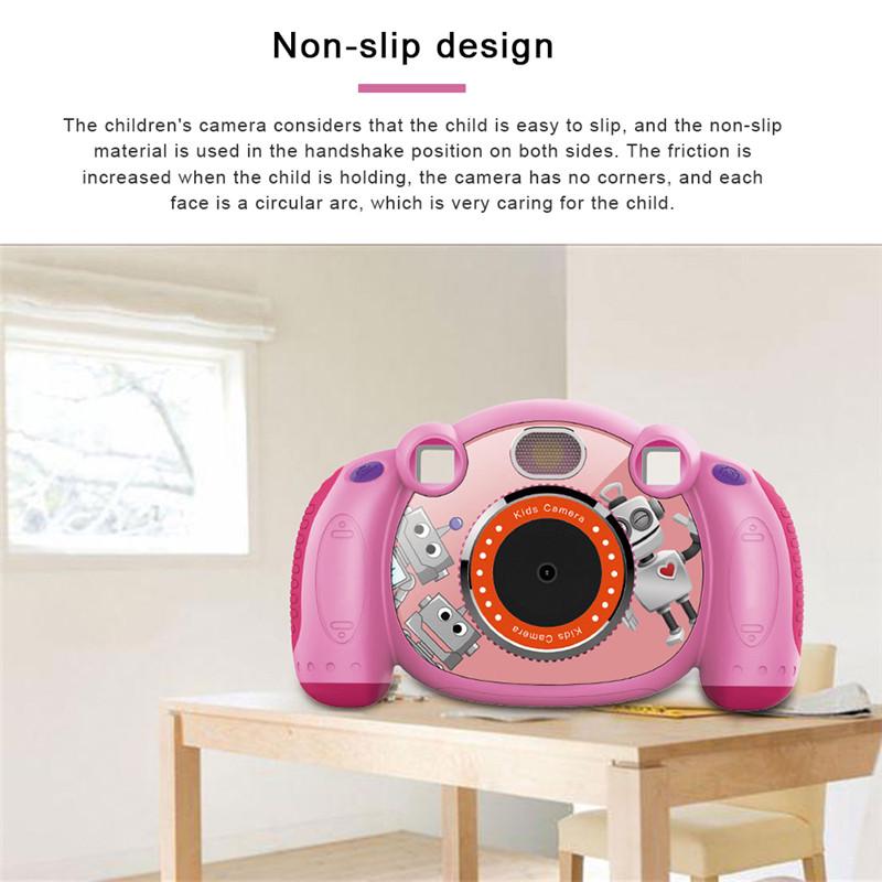 KC501 Мини Цифровая Камера 2 Дюйма Мультяшная Камера Игрушка Детский Подарок На День — фото 3