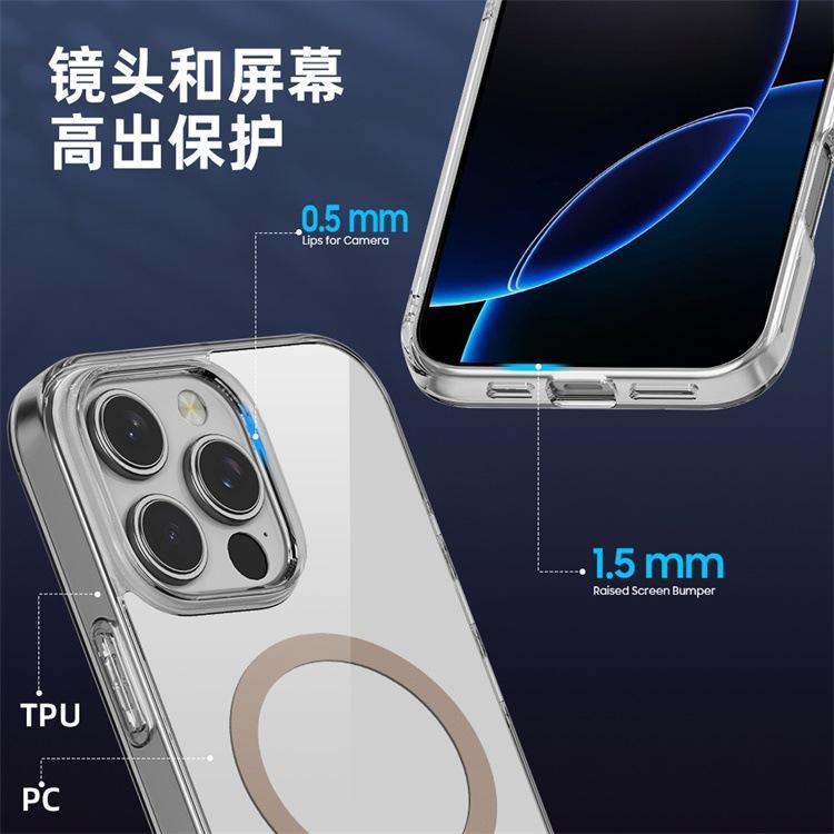 Transparent mobile phone case customized for Apple 11magsafe magnetic suction Bayer two-in-one iphone11 protective case