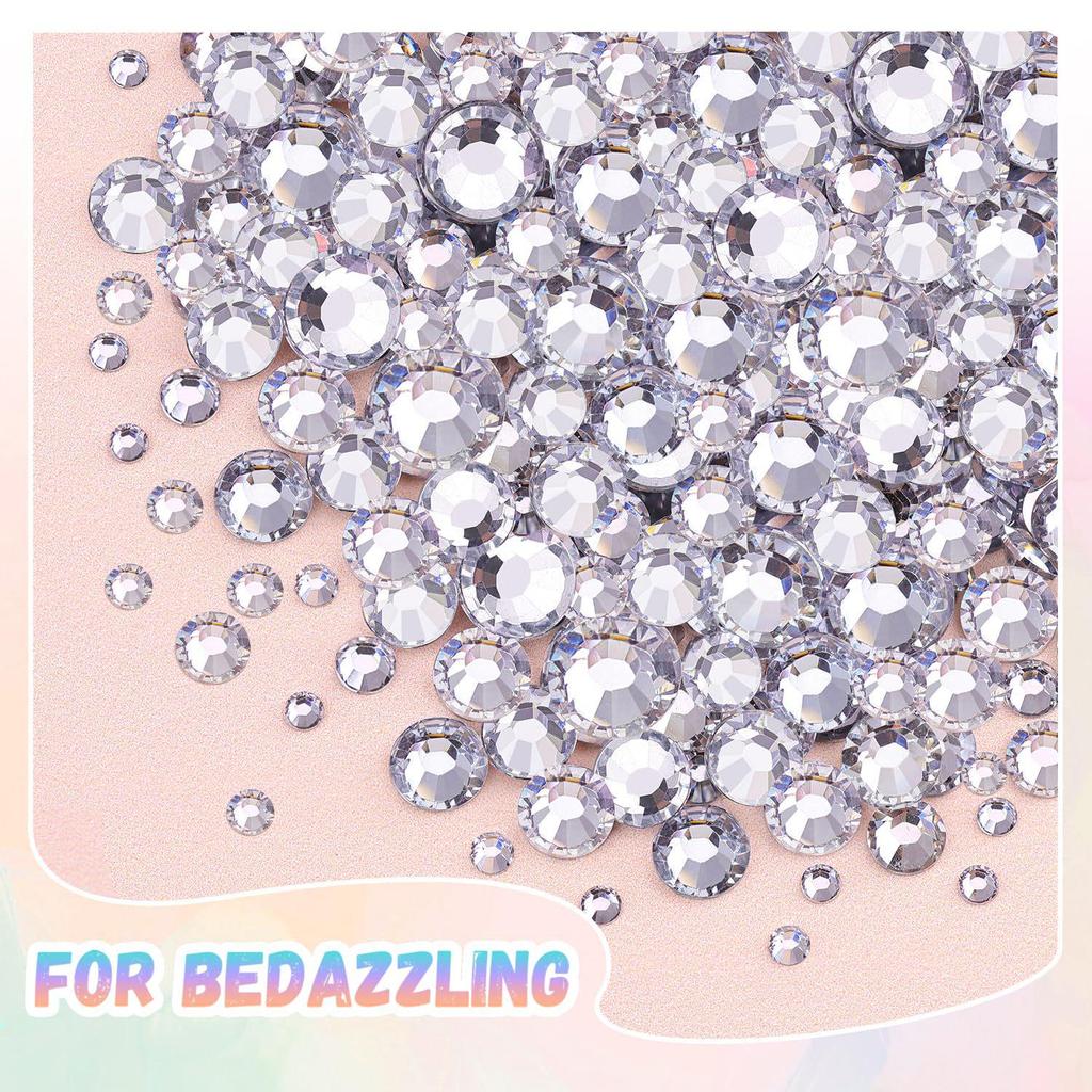 Hot Sale AB Color Flat-Bottom Jelly Rhinestones for DIY Clothing, Mugs, Nail Art, and Phones - 3/4/5mm