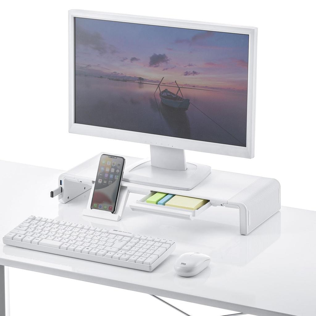 Sanwa Supply USB Type-C Hub with Desktop Rack (White) MR-LC210CHW