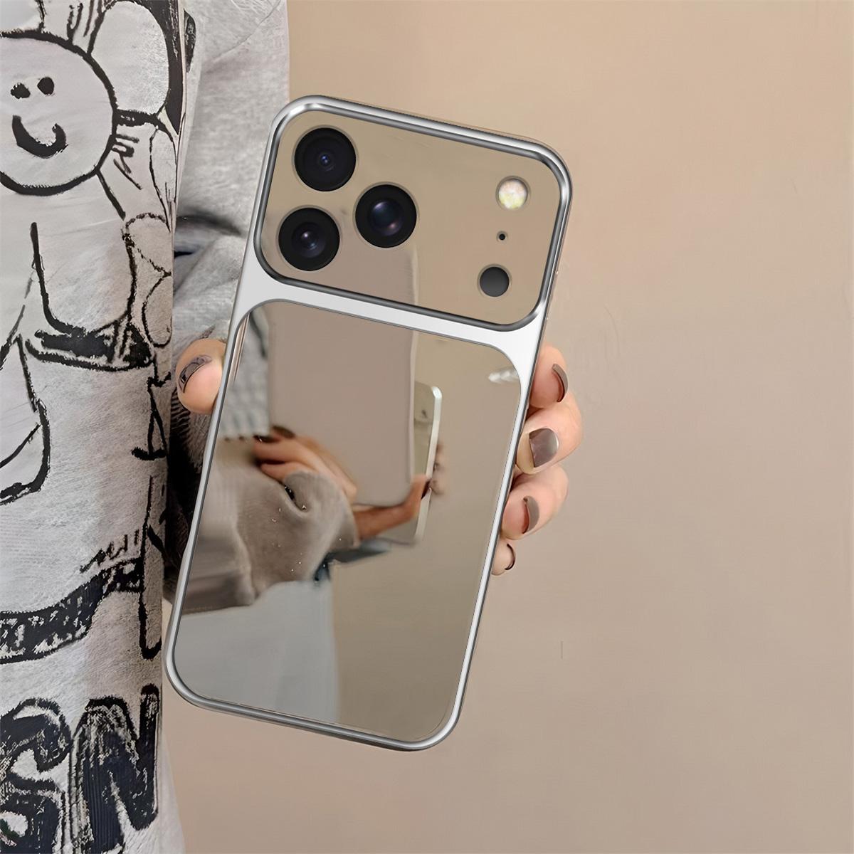 Case for iPhone 17 Pro Trending Big Window Cover Mirror Phone Casing iPhone 17 Pro