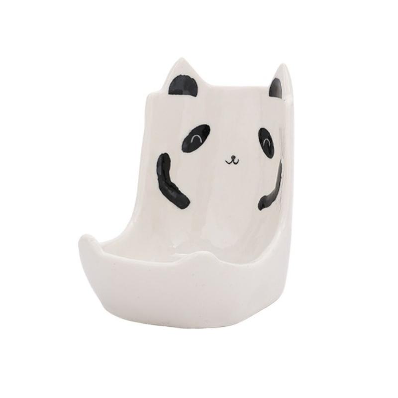 Countertop Pot Lid Rack Soup Spoon Rack Ceramic Household Multi-functional Storage Shelf Hot Pot Male Spoon Water Draining Rack