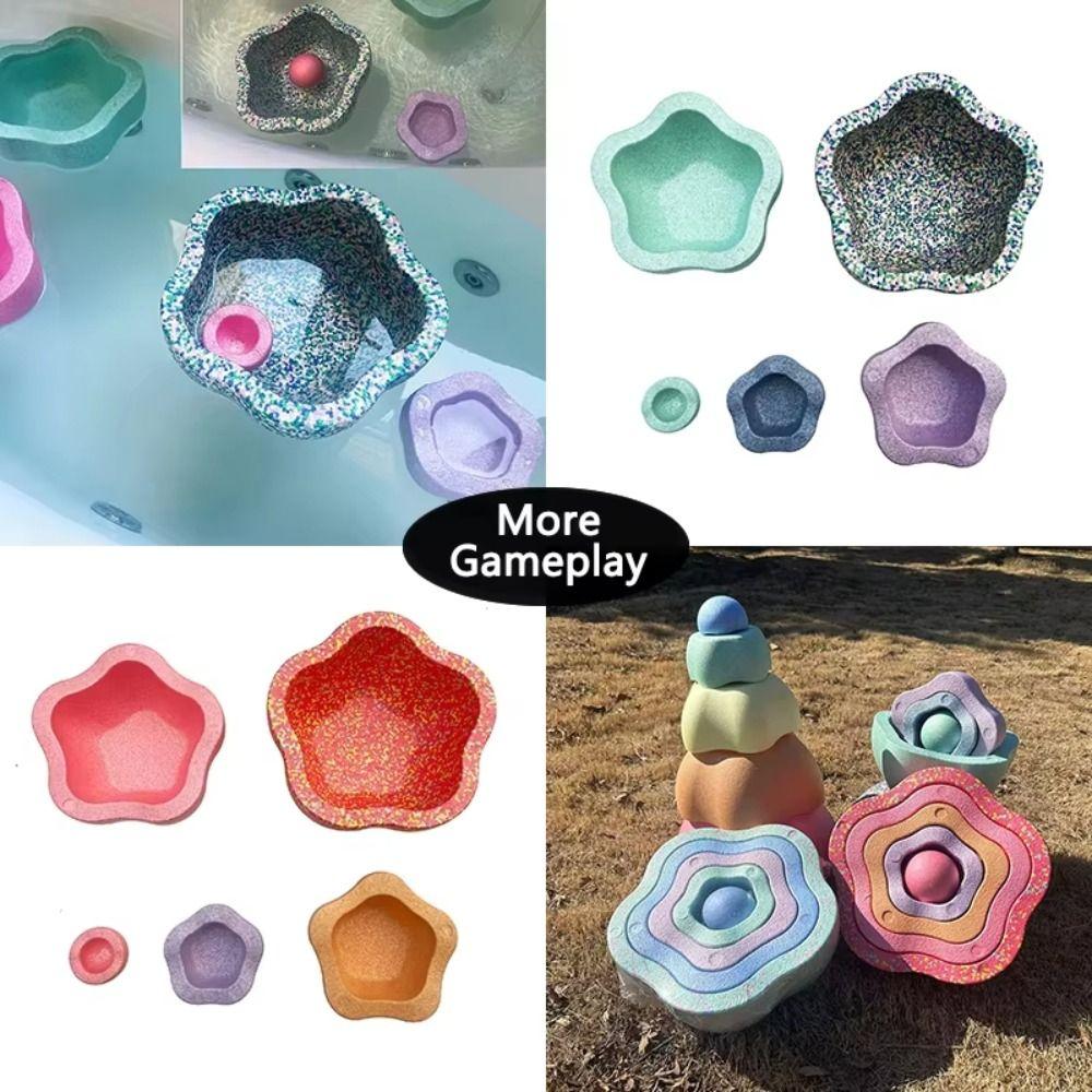 Outdoor Foam Balance Stepping Stone Five-pointed Star Balance Stepping Stones  Gift