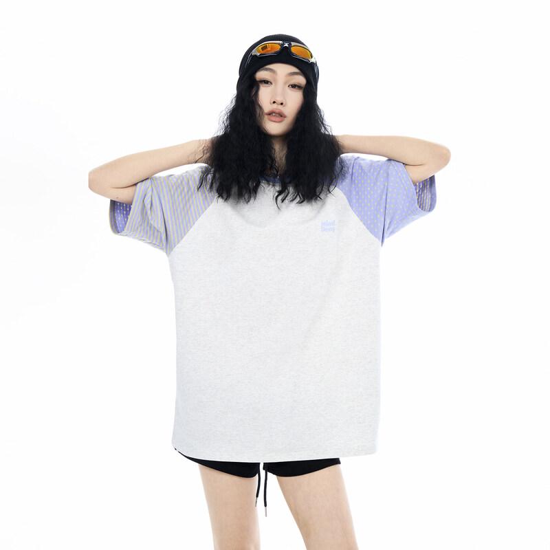 ICH MODE Sorona Colorblock Raglan T-Shirt L