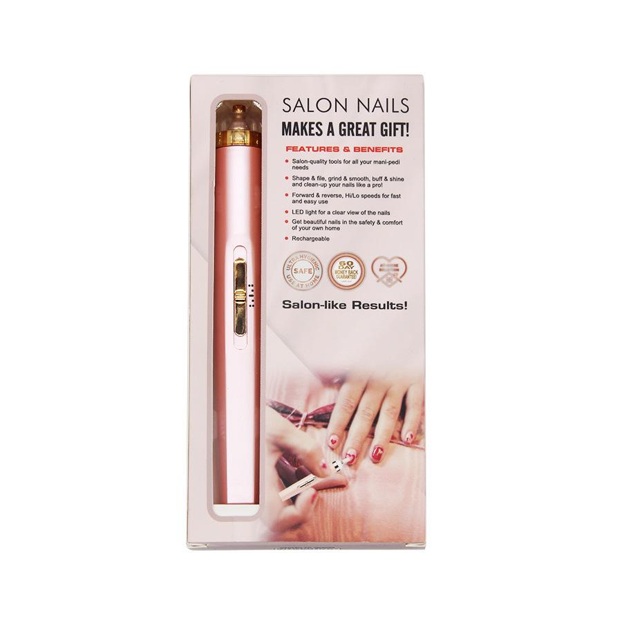 Electric Nail Sharpener With Light Polishing And Shining Nails Convenient Charging Nail Repair And Smoothing Specially Designed For Nail Enthusiasts