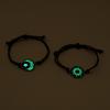 Simple Handmade Braided Couple Matching Bracelets for Women Trendy Luminous Sun Moon Bracelets Romantic Valentine's Day Jewelry