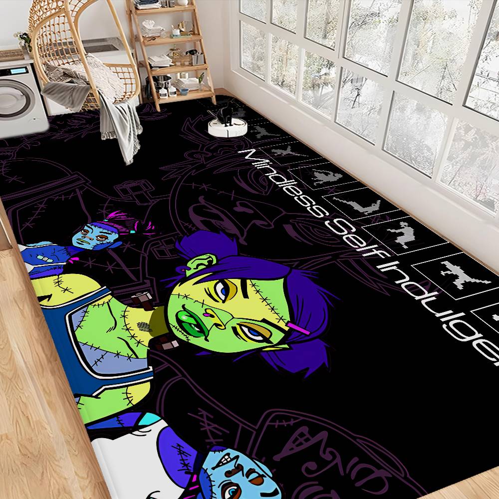 

A-Mindless Self Indulgence-S Door Mat Washable Non-Slip Living Room Sofa Chairs Area Mat Kitchen Doormat Area Rug 40x60cm