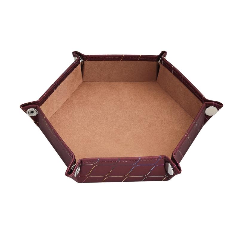 

Удобный поднос-органайзер из ПУ-кожи для ключей, монет, украшений и других мелочей. Для дома или офиса коричневый