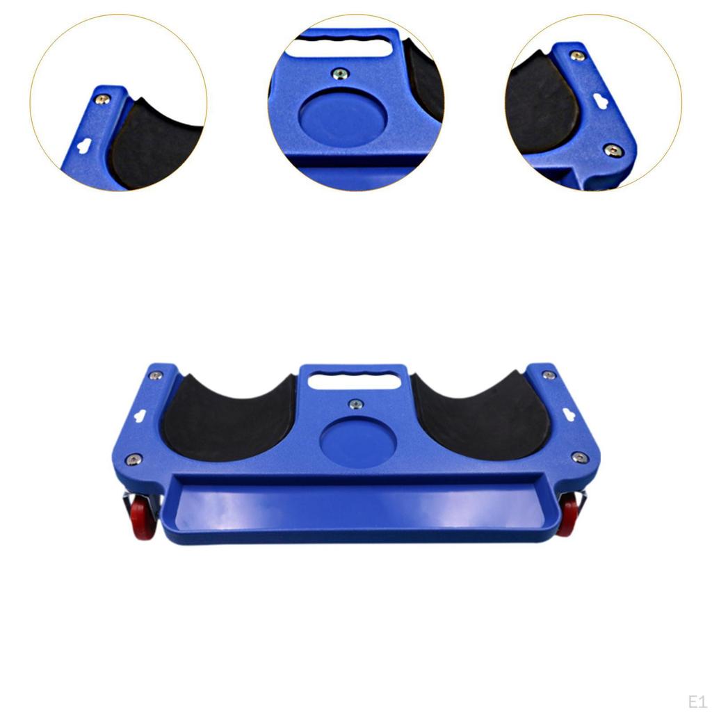 Rolling Knee Creeper Pads Tool Tray Holder Comfortable Utility Portable with 5 Swivel Castors for