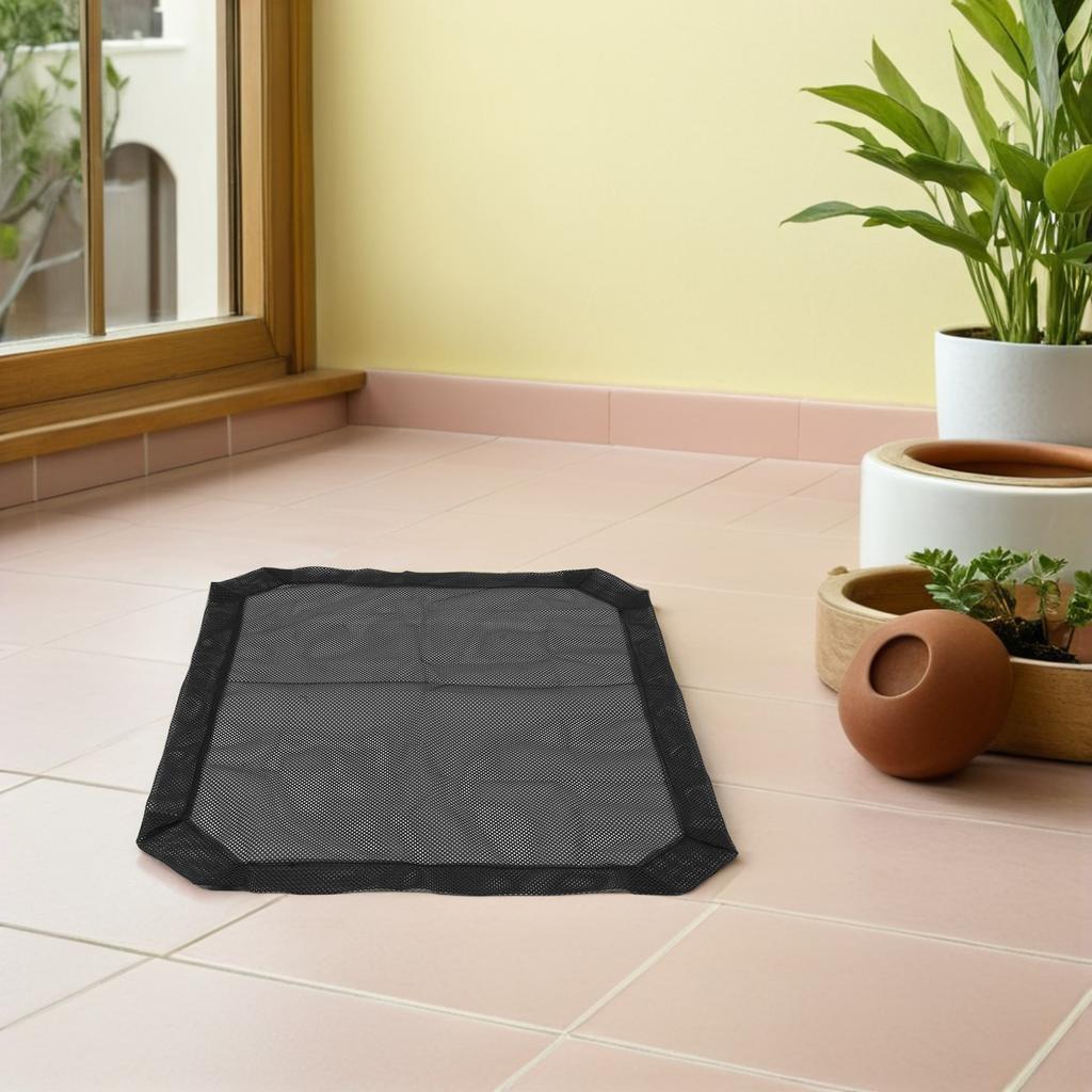 108x72cm Washable Elevated Pet Bed Mesh Cover Detachable Comfortable Dog Hammock Cover Replacement for Indoor Outdoor All Season