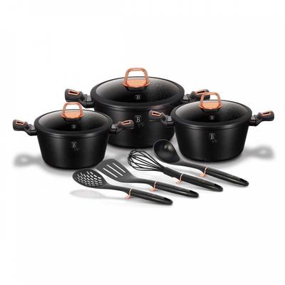 Berlinger Haus Bh-6154 Zwart Rose Graniet Kookgerei Set