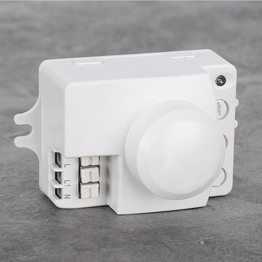 5.8GHz Smart Microwave Radar Sensor Light Switch Adjustable Knob Indoor Stairway Body Motion Detector