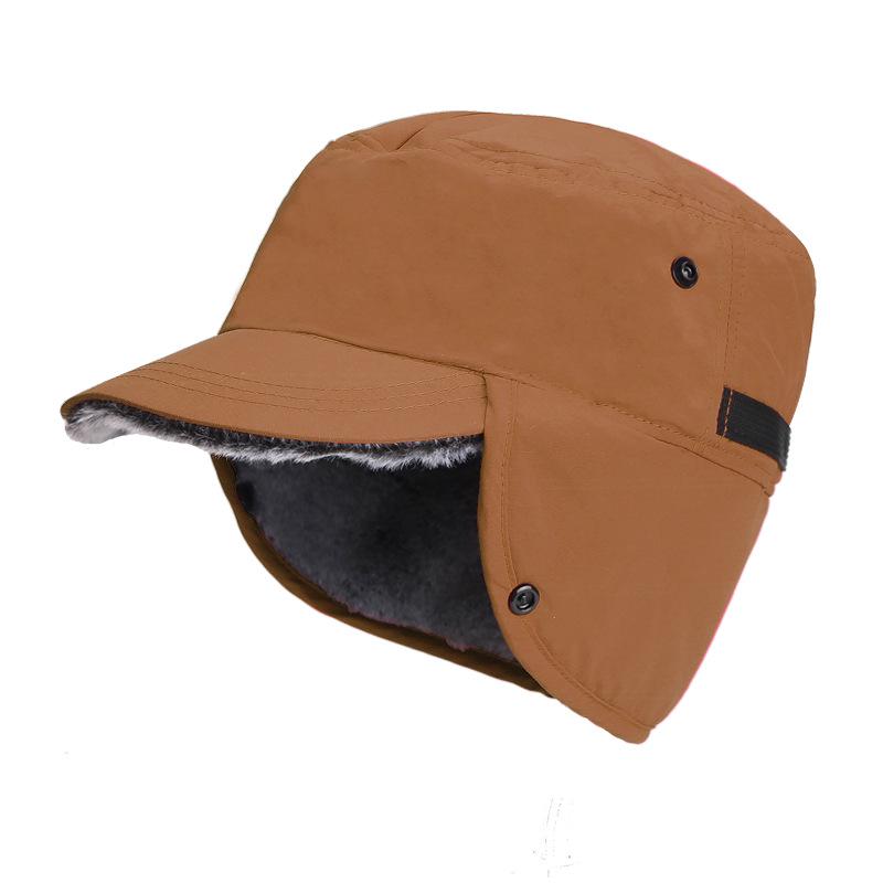 Winter Trapper Hat: Windproof Military-Style with Velvet Ear Protection for Men & Women