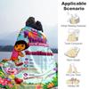 Dora Explorer Customize Your Name Blanket Multi-purpose Personalized Blanket Comfortable Perfect for Nap Picnics Couch Bed Four Seasons Universal