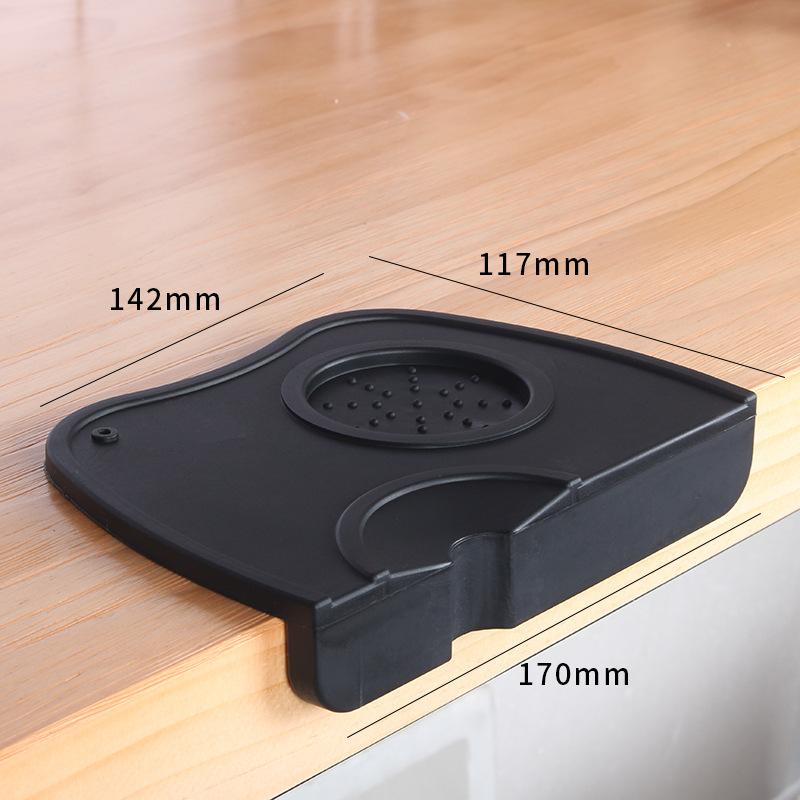 High Quality Espresso Coffee Tamper Mat Silicon Rubber Corner Mat(no Coffee Stamper) Slip-Resistant Pad Tool