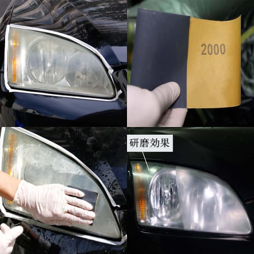 Aewio Sandpaper, Waterproof Sandpaper, Abrasive Paper for Woodworking, 30 Sheets (10 Types: 1000, 1200, 1500, 2000, 2500, 3000, 5000, 7000, 8000, 1000