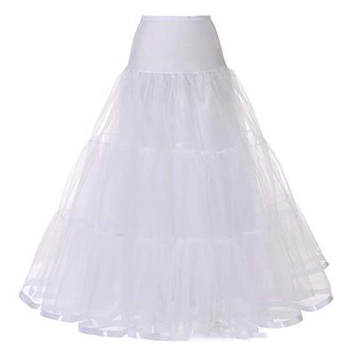 Damen-Rock, knöchellang, Petticoat, verlängert, A-Linie, Hochzeits-Wickelrock für Hochzeiten, Outdoor-Aktivitäten