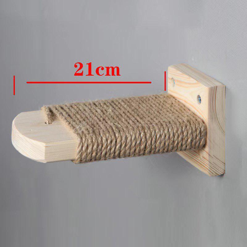 2026 Space-Saving Wall-Mounted Cat Tree & Climbing Frame with Solid Wood Platforms