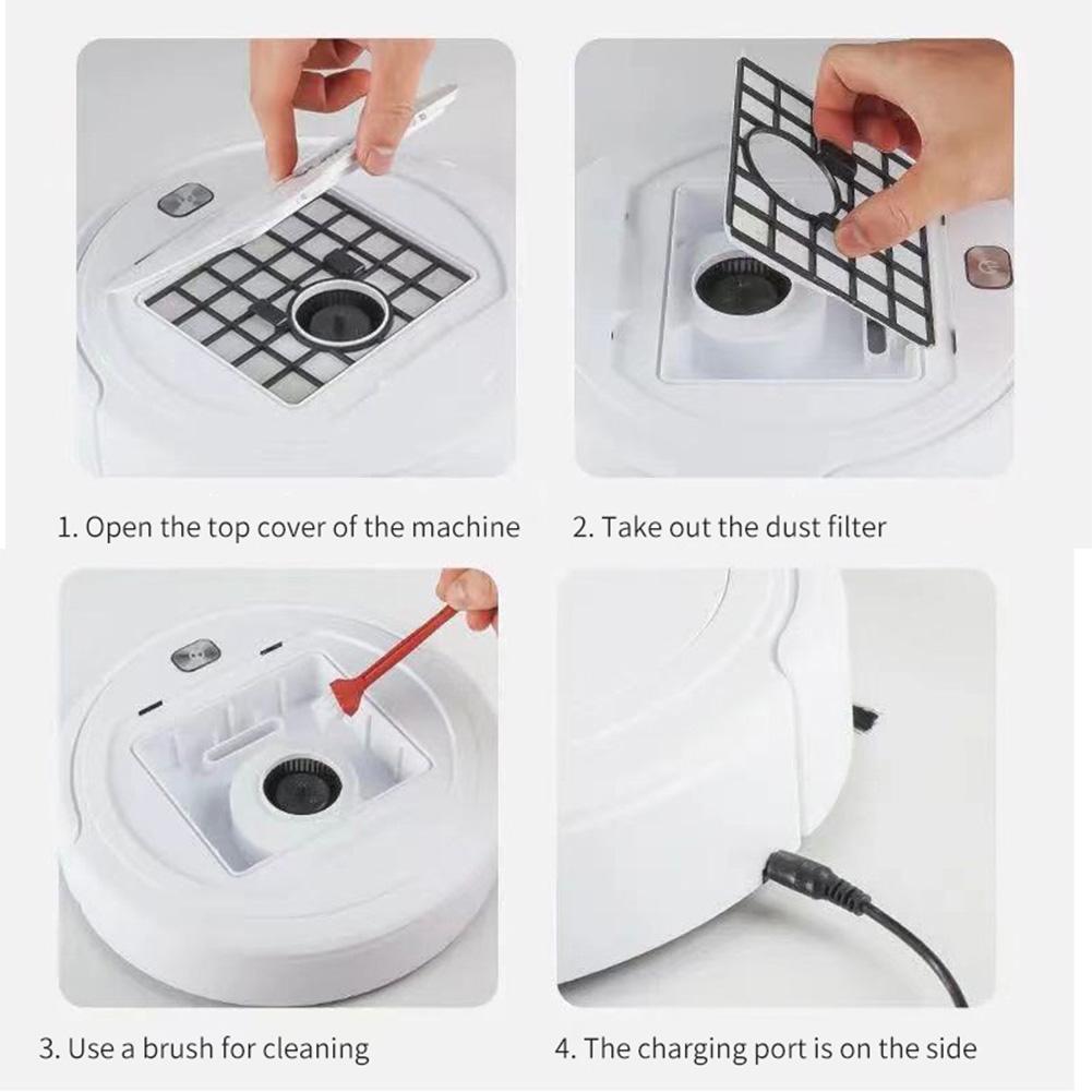 Automatic Cleaning Sweeping Machine USB Rechargeable Quiet Cleaning Sweeper Robot Smart Navigation To Avoid Objects Robot Vacuum