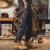 Amerikanische Retro-Arbeitskleidung Herren Verdickte Samt Herbst Winter Locker Weite Hosen Vielseitig Outdoor Freizeit Hosen