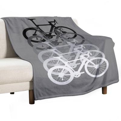 Manta Desgastada Bicicleta de Carretera Peluda Decoración de Navidad Para Sofá Mantas Finas para Sofá