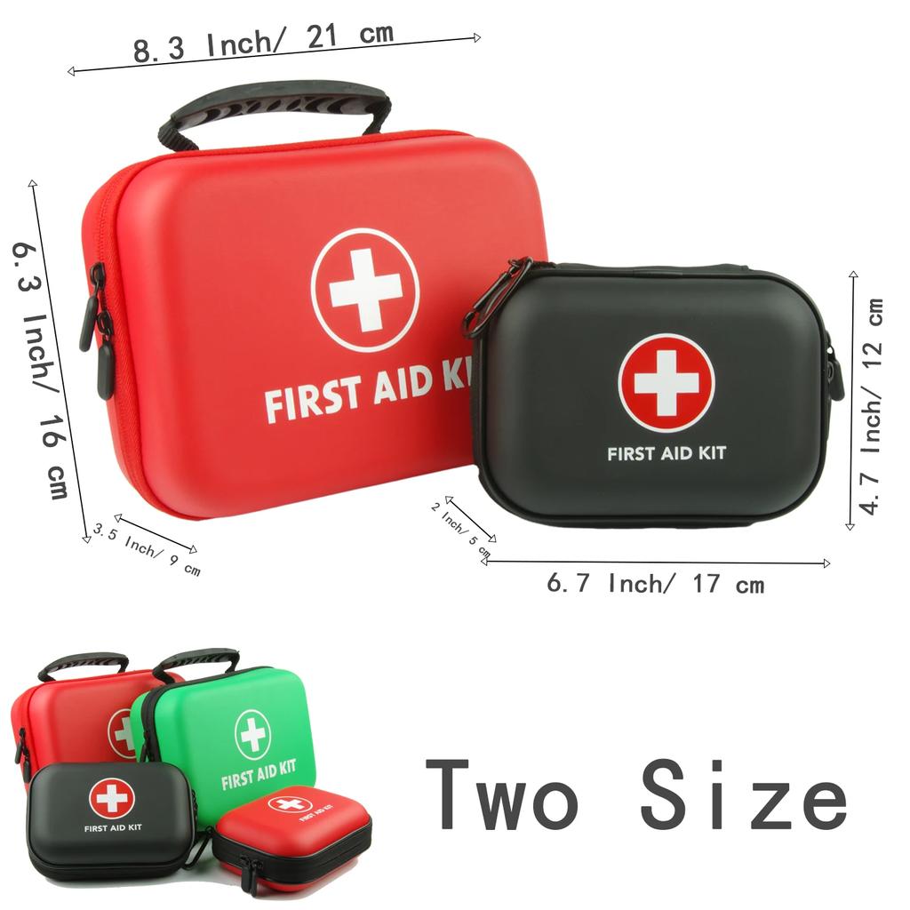 Waterproof PU First Aid Bag Empty for Outdoor Travel Car Home Emergency Survival Kit Household Camping Small Medical Box Travel