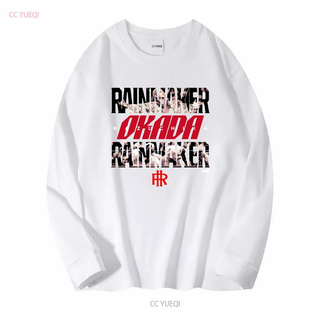 KAZUCHIKA OKADA FORECAST AEW Official T Shirt vintage Washed Unisex Soft homme Top For Everyday Wear Slightly Stretched
