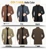 2025 Spring Men's Trendy Stand-up Collar Business Jacket - Versatile Casual Outerwear for All Ages