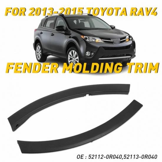 Front Bumper Wheel Fender Molding Trim Right & left For 2013-2015 RAV4 Toyota