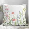 Spring And Summer Floral Print Pillow Cover Home Sofa Cushion Pillow Cover Premium Durable Quality Useful Practical