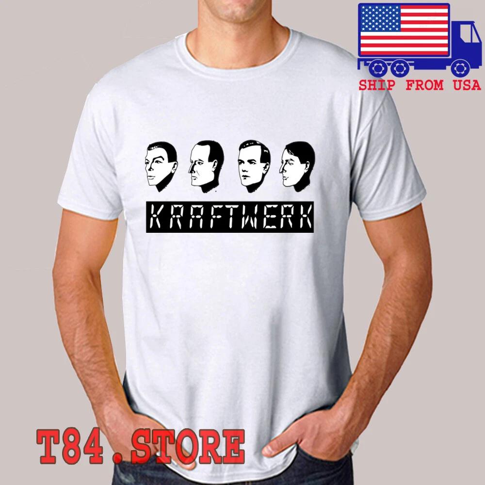 KRAFTWERK Men s White Size S to 5XL XL