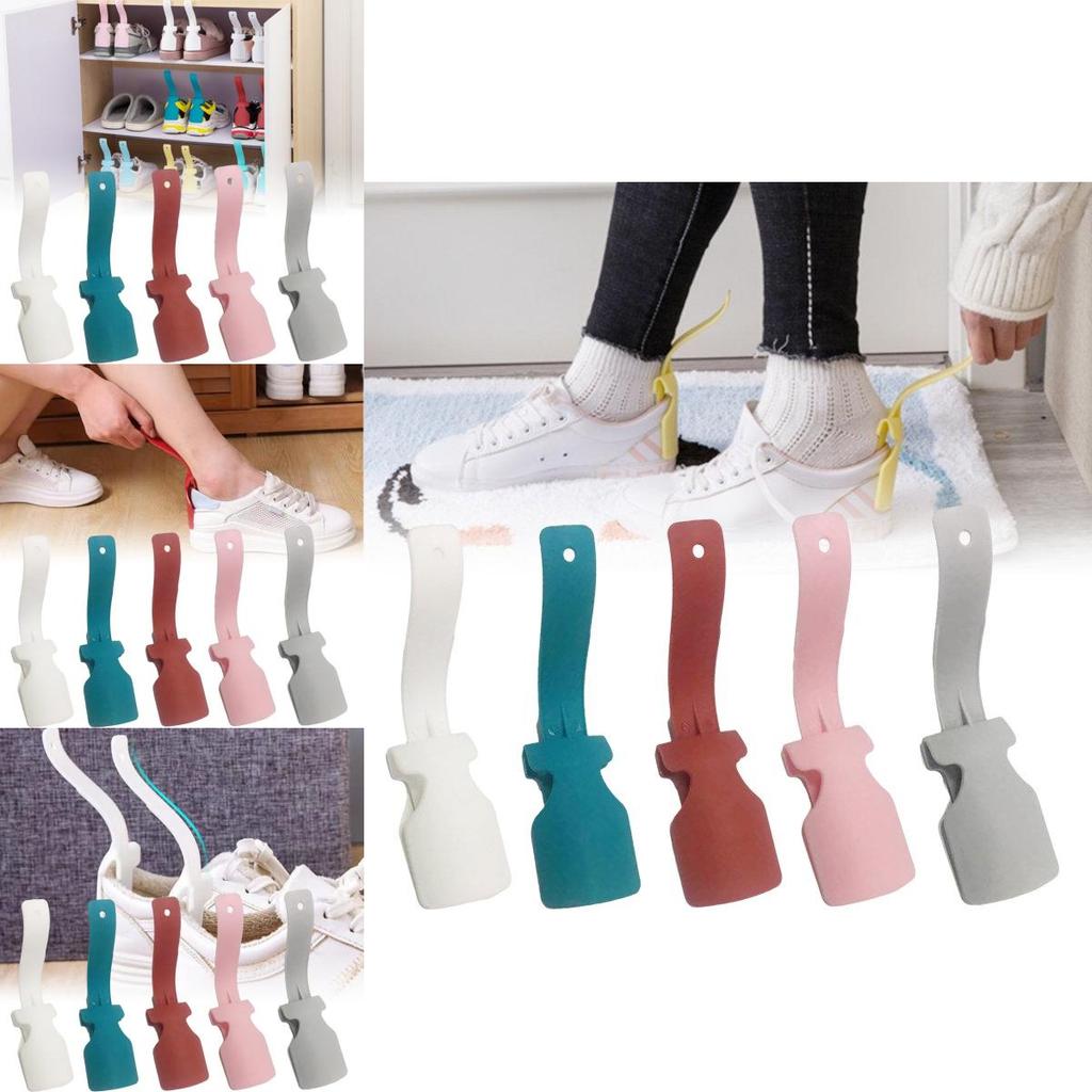 Innovative Lazy Shoe Helper Tool Comfortable Easy Slip-on Boot Puller In Various Colors