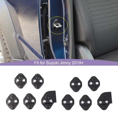 Automobilių apdailos priedai, durų spynos sagties dangtelis, skirtas Suzuki Jimny 2019 Up 4 durų versija ABS plastikas 