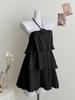 Pure Desire Floral Slim Halter Neck Ruffle Dress - Women's Fashion