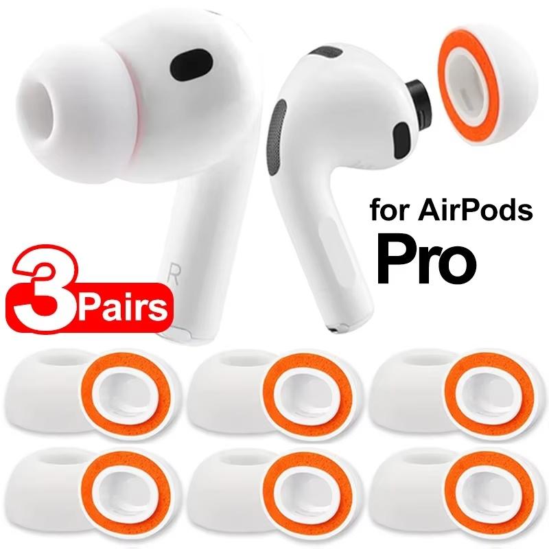 1 Pairs S/M/L Memory Foam Replacement Eartips For Apple AirPods Pro 1 1 Soft Sponge Earpads Cap Silicone Ear Covers Accessories