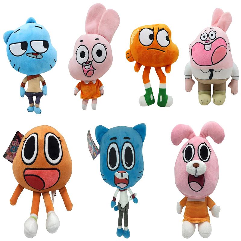 Incredibili Mondi di Gumball Peluche La Fantastica Casa di Gumball Bambola Peluche La Fantastica Casa di Gumball Darwin Anais Richard