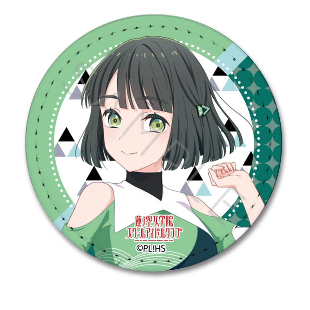 Hasunozora Academy School Idol Momoe Ginko 7th Edition Leather Badge OD  Love Live! Girls  Club  [Round]
