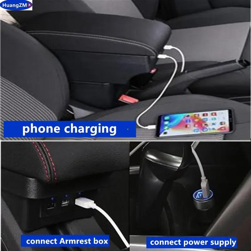 For Fiat Grande Punto Armrest Box for Fiat Punto Car Armrest Box Central Storage Box Interior Retrofit Car Accessories
