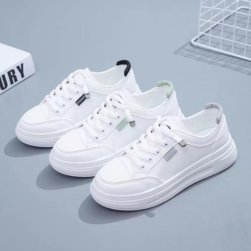 Simple and versatile flat white shoes children's new summer white shoes sports and leisure board shoes spring and autumn women's shoes
