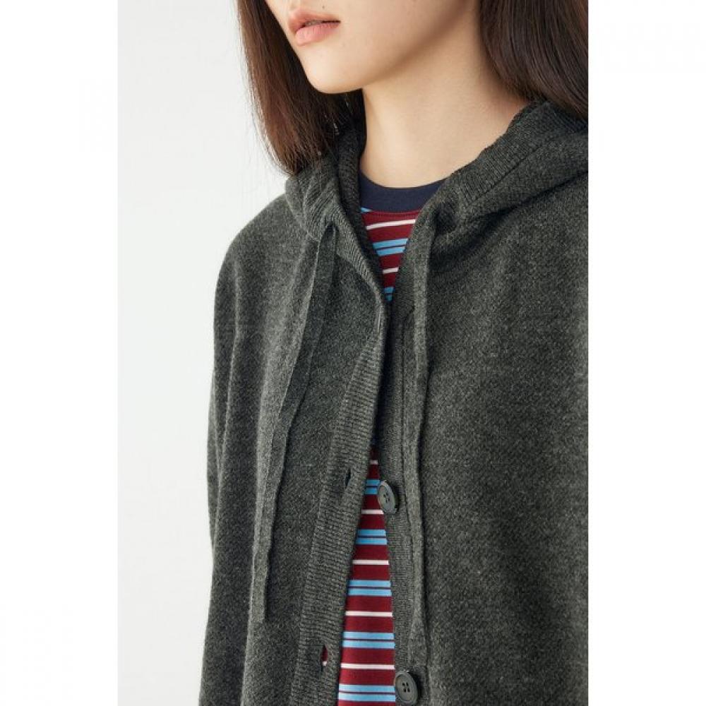 Studio Tomboy Button Up Hooded Cardigan 9176451983