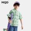 MQD Boys' Short Sleeve Letter Polo T-Shirt