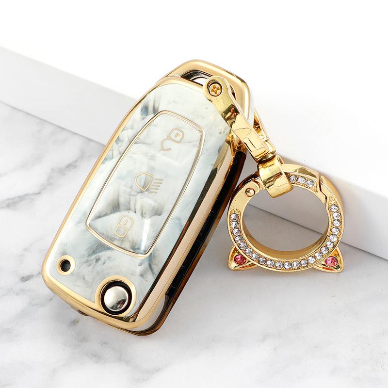 Tata Car Folding Key Case with Buckle - Cross-Border Bestseller In India