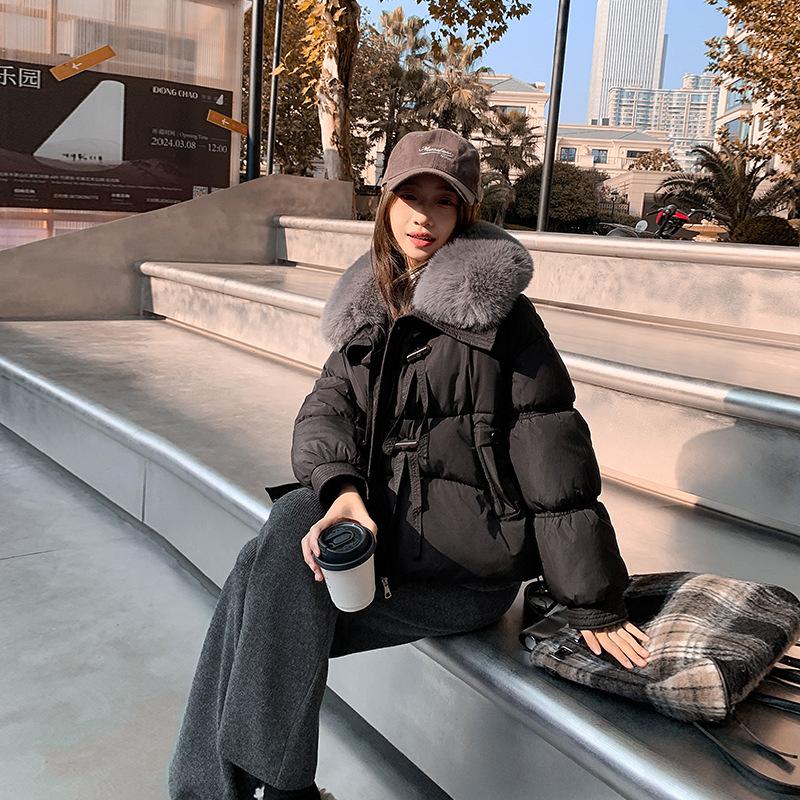 Short Bread Clothes Women's Loose Winter Cotton Clothes Jacket Thickened