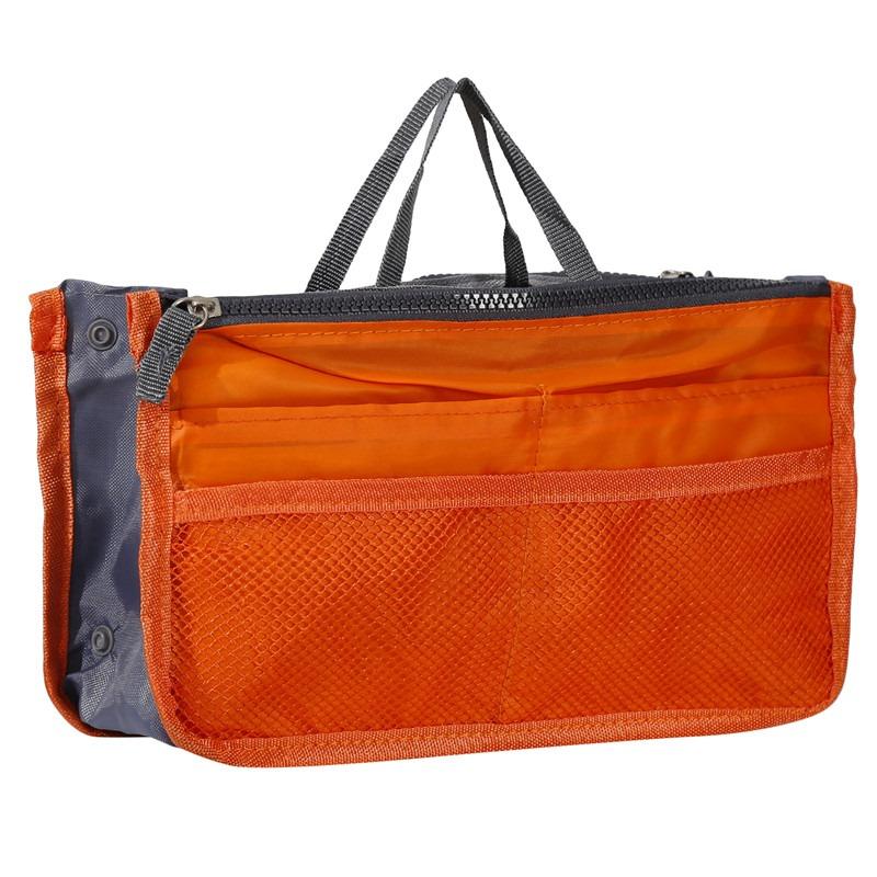 Organizer Insert Bag Women Nylon Travel Insert Organizer Handbag Purse Large Liner Lady Makeup Cosmetic Bag Cheap Female Tote