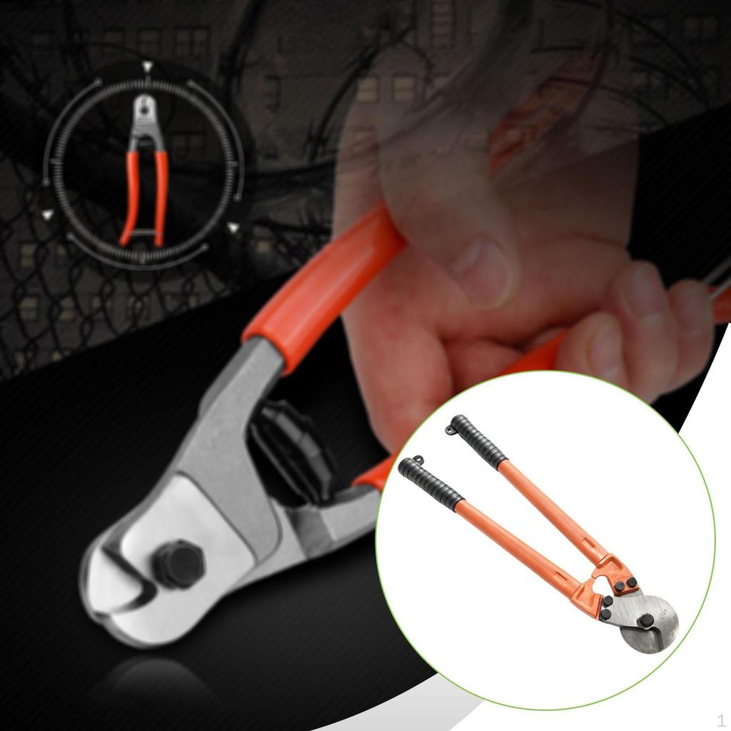 Cable Cutter Steel with Ergonomic Handle Versatile Professional Manual Tool Heavy Duty