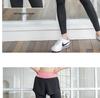 Women's High Waist Yoga Pants - Fake Two-Piece, Hip Lifting, Tight-Fitting, Elastic Running & Fitness Leggings