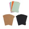 5 Pieces of Power Tabett Paper Planner Notebook Divider Index Page with 6 Holes