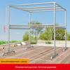 Windproof Galvanized Steel Outdoor Clothes Drying Rack 