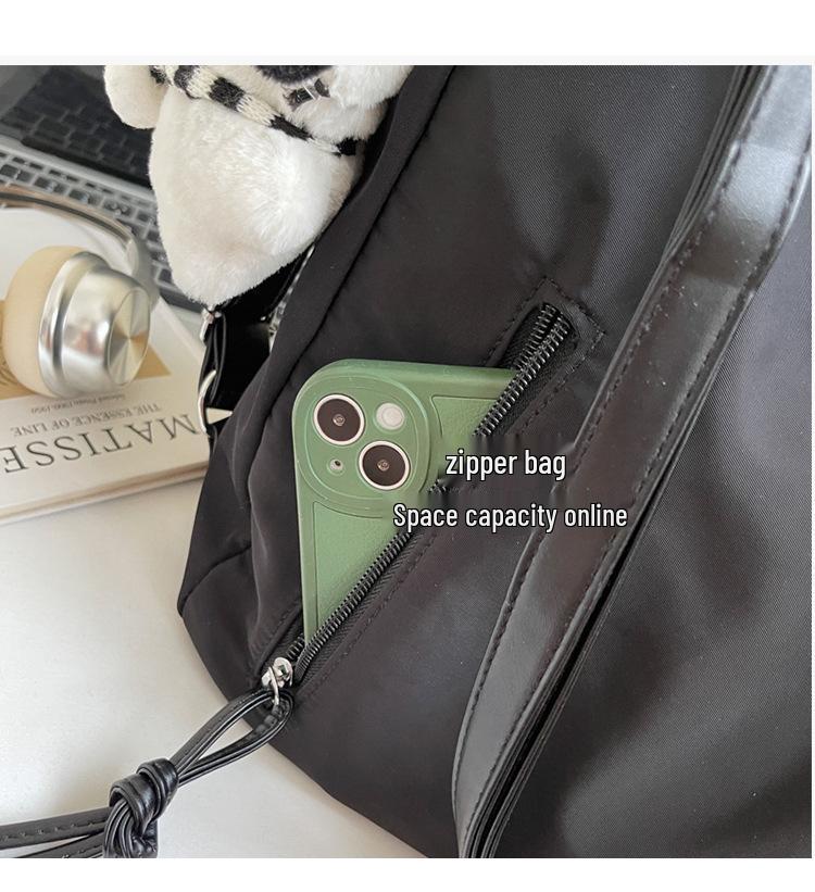 Szykowna Torba na Ramię Crossbody: Wysokiej jakości, Jednolity kolor, Wszechstronny, Duża pojemność