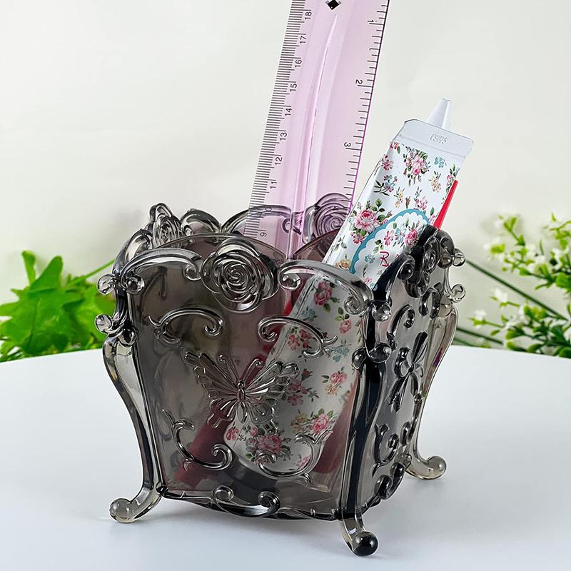 Makeup Box Cosmetic Organizer Organizador De Maquillaje Butterfly Rangement Pinceaux Maquillage Makeup Brush Storage Pen Holder